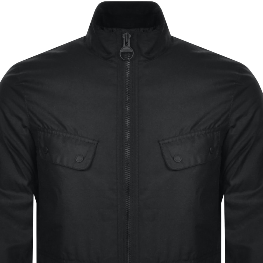 Barbour international duke jacket black online